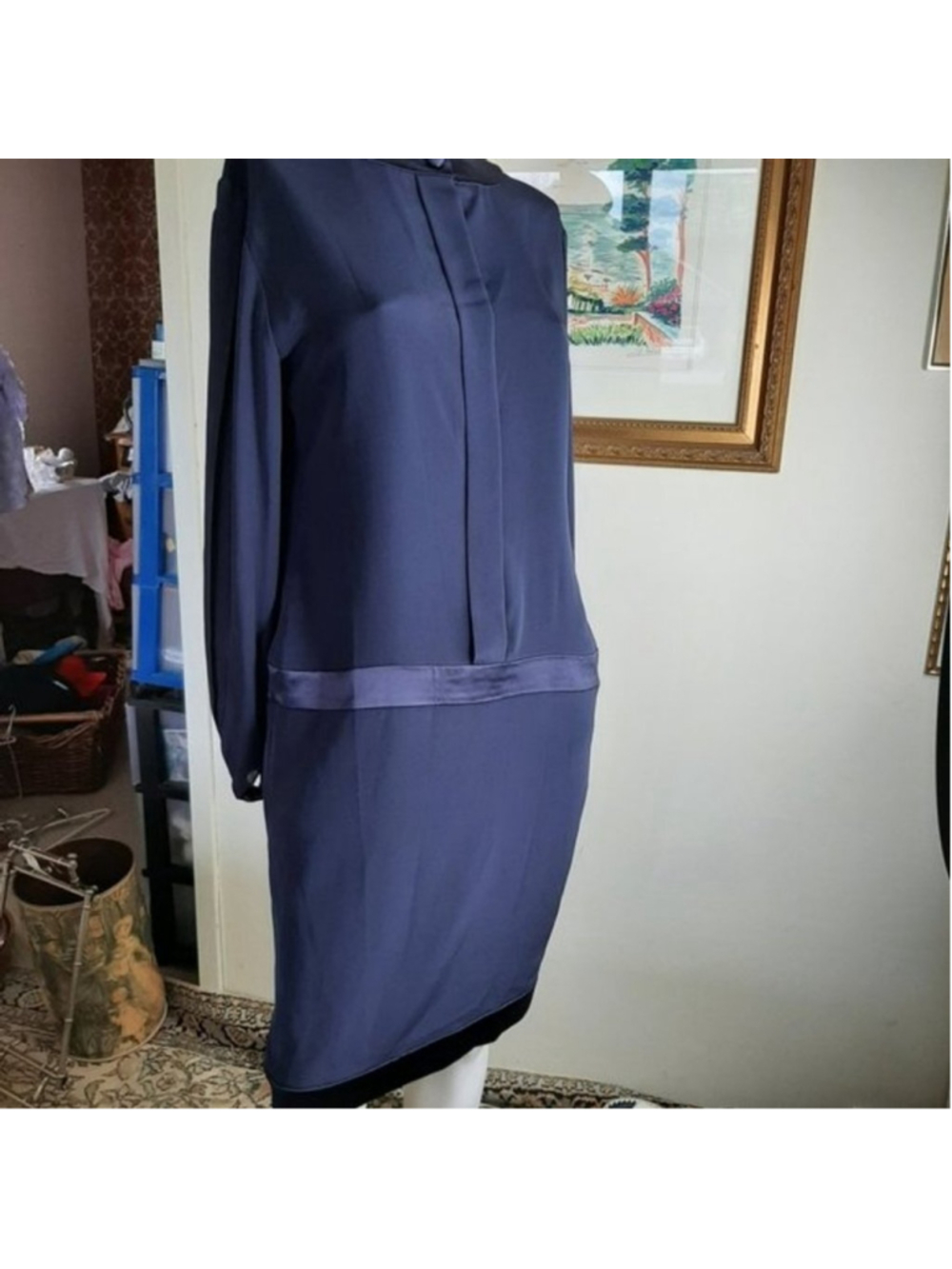 Albert Nipon Vintage Silk Dress made in Hong Kong
